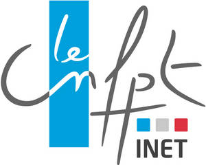 Logo of the Institut national des études territoriales (INET, National Institute of Local Government Studies)